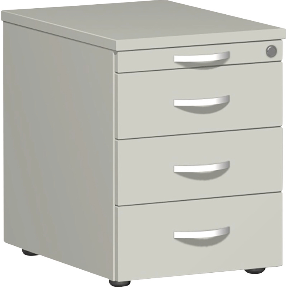 Rollcont. 3 Kunststoff-SF 430x600x566mm Lichtgrau