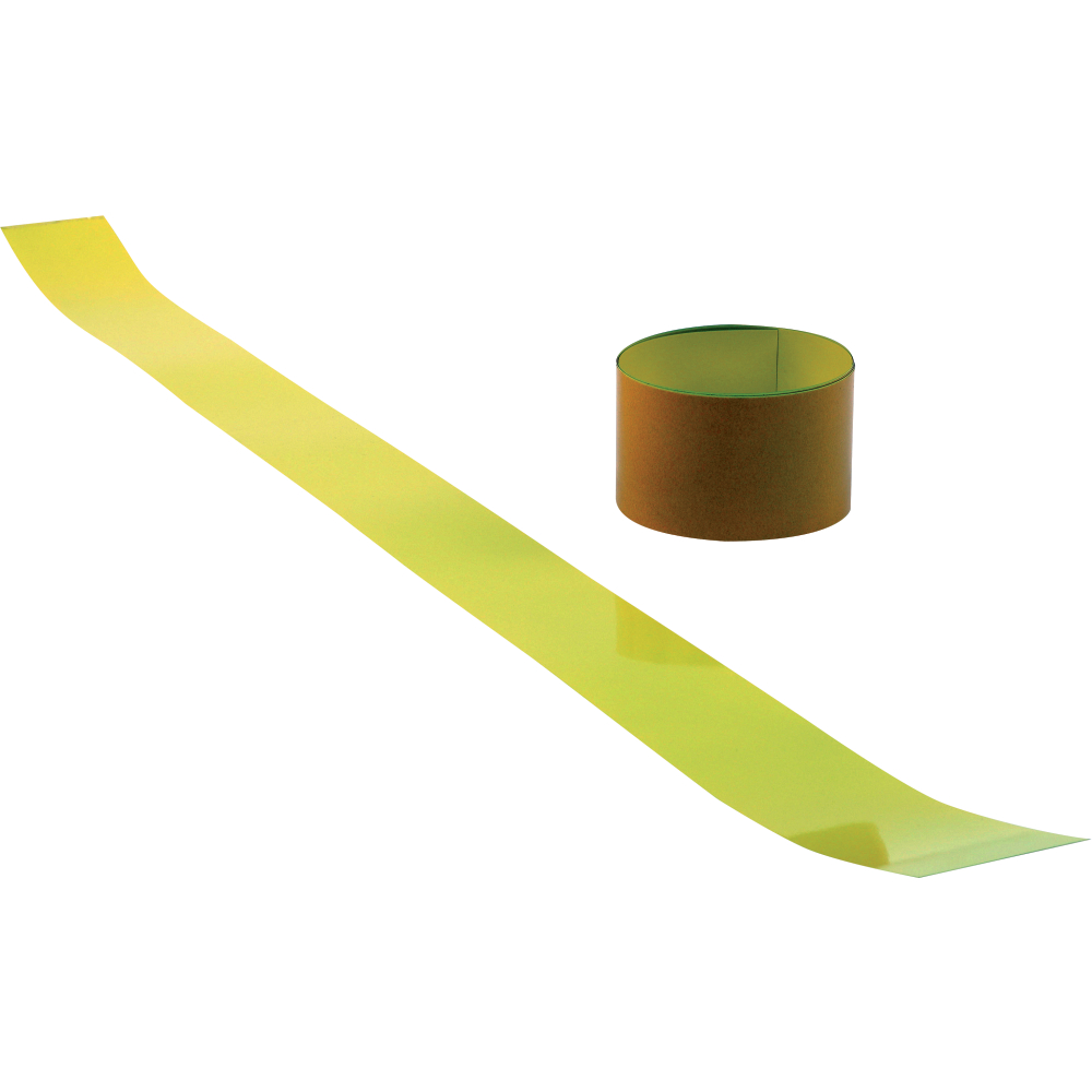 Bodenmarkierungsband gelbaus Stahl, 100mmx1,5m