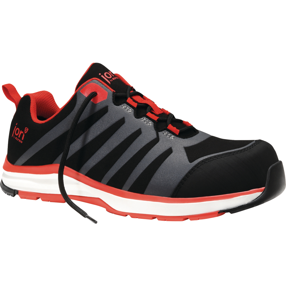 JORI Sicherheitshalbschuh jo_RAPID black-red Low ESD S3 12021 Gr.44