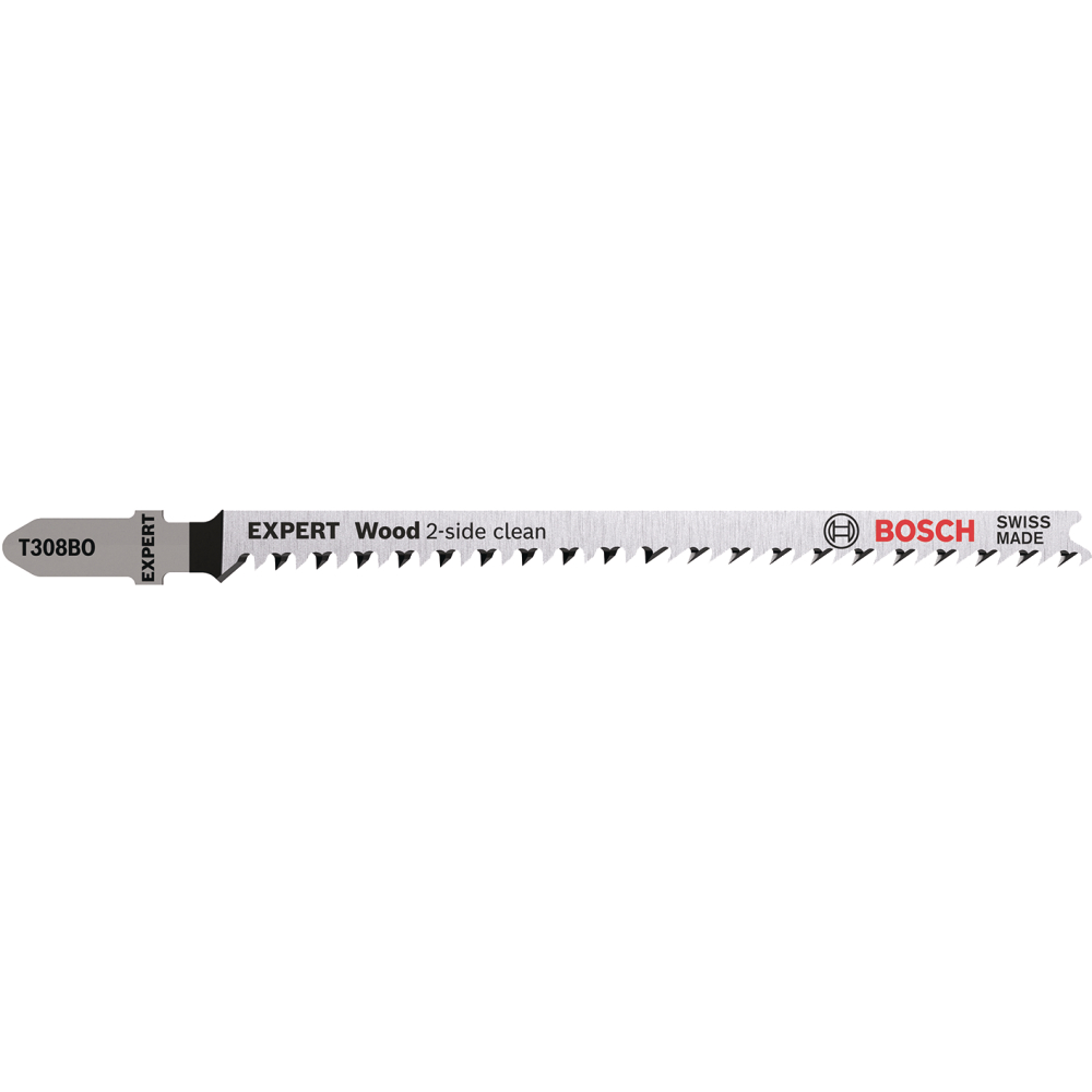 Bosch Stichsägeblatt T 308 BO EXPERT Wood 2-side clean 5 Stück