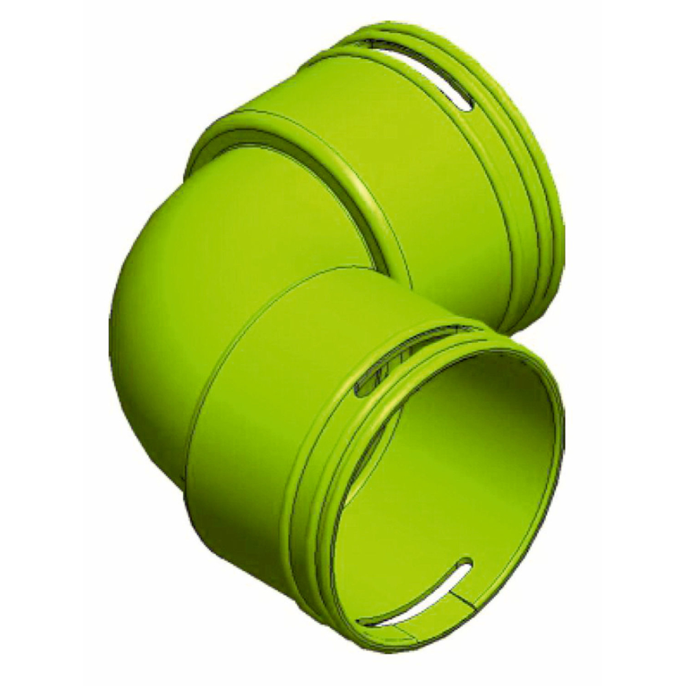 Wolf Bogen DN90 90Gr antistatisch/antimikrobiell, für CWL