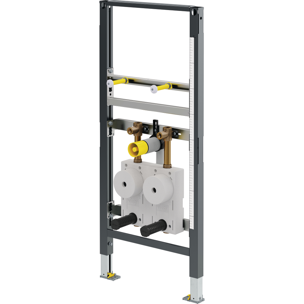 Viega Waschtisch-Element Prevista Dry 8537 UP Wasserzähler EAS Typ ISTA 1120mm