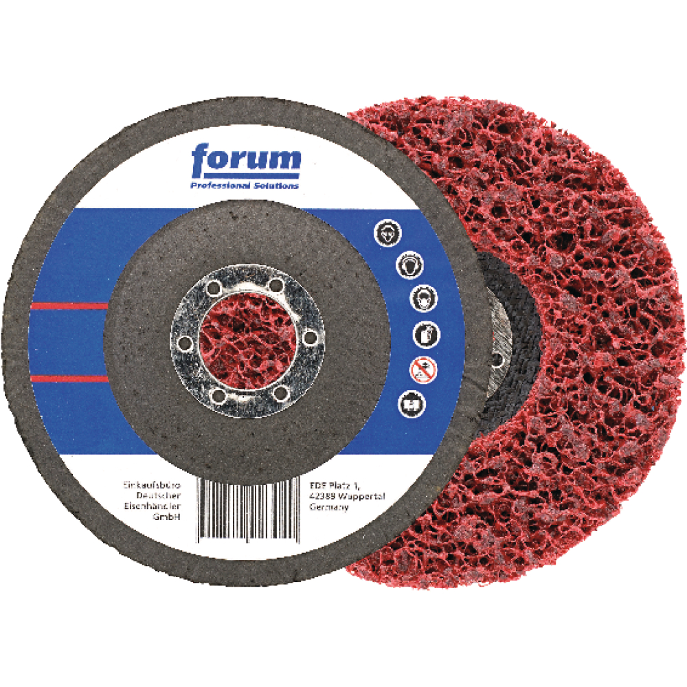 FORUM Grobreinigungssch. 115mm m.Teller