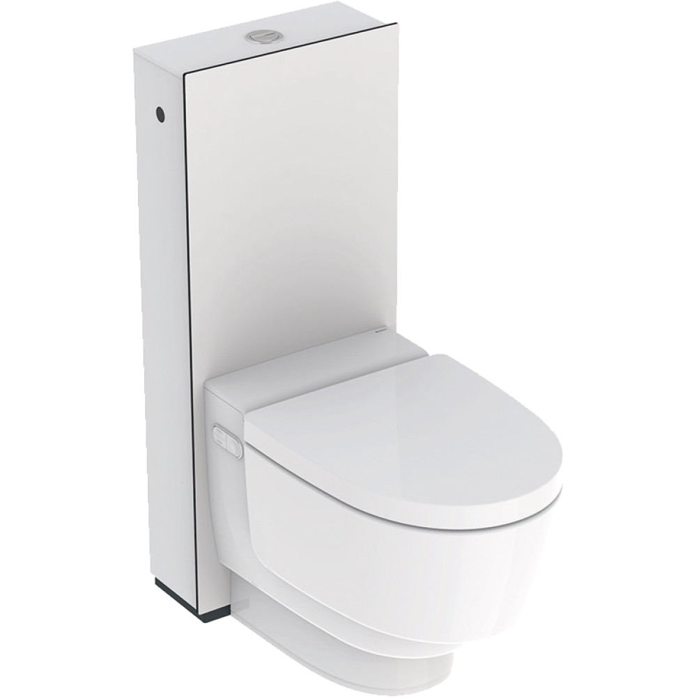 WC-Komplettanlage AquaCl. Mera Cla.,AP,Stand-WC,we.