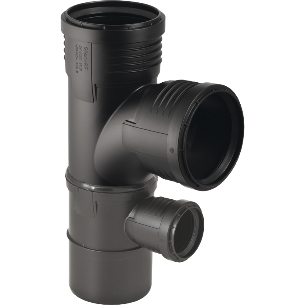 DoppelabzweigMAX Silent-PP 88,5° einseitig