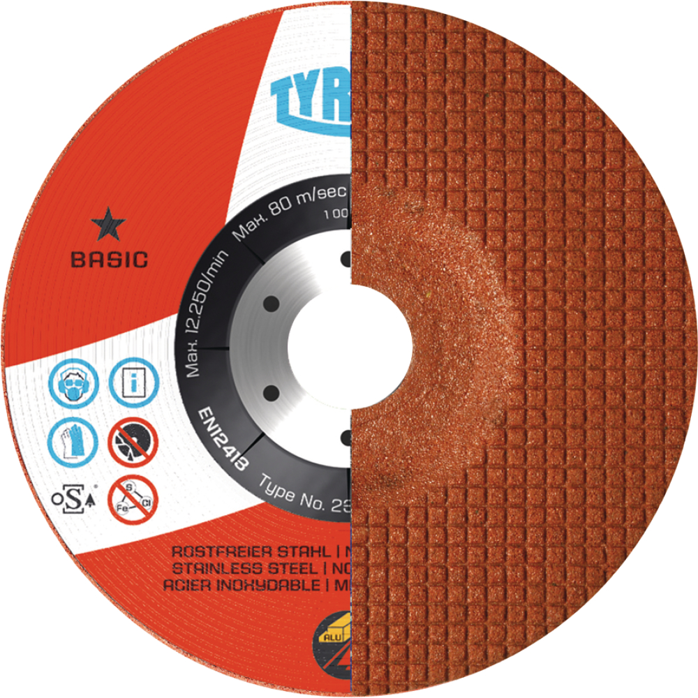 Tyrolit Schleifscheibe TOUCH 125x3x22,23 mm WA46R BASIC