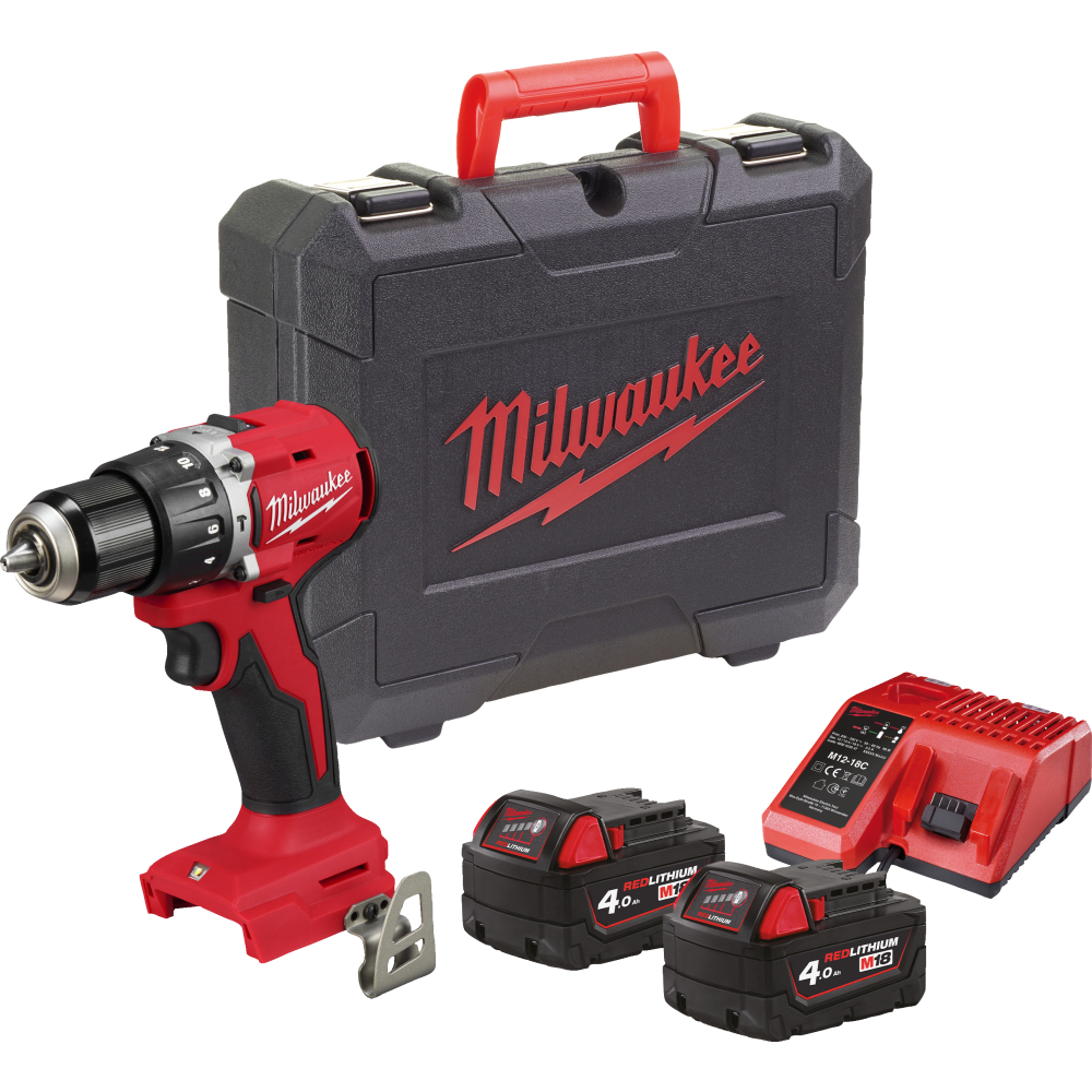 Milwaukee Akku-Schlagbohrschrauber 18V M18BLPDRC-422C 60Nm 1x2,0Ah+1x4,0Ah