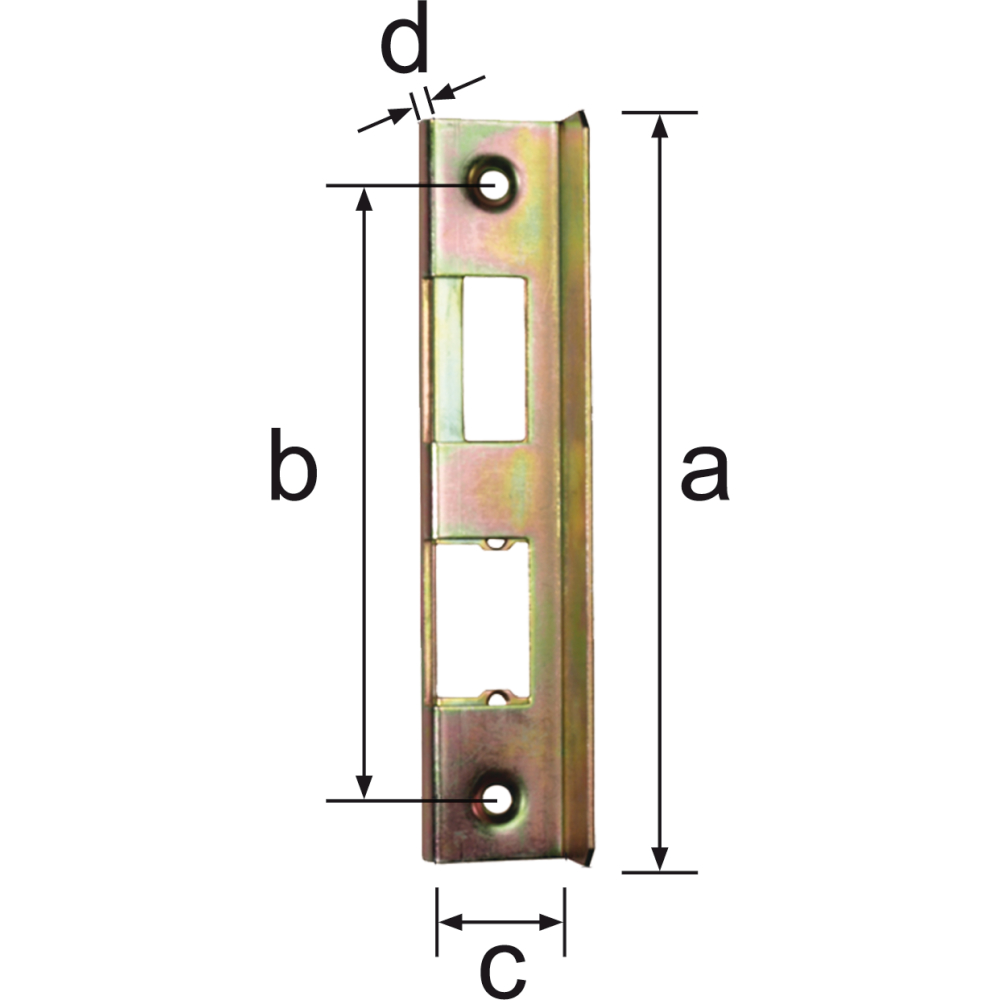 Anschlag 30mm verz. für elektrischen Toröffner