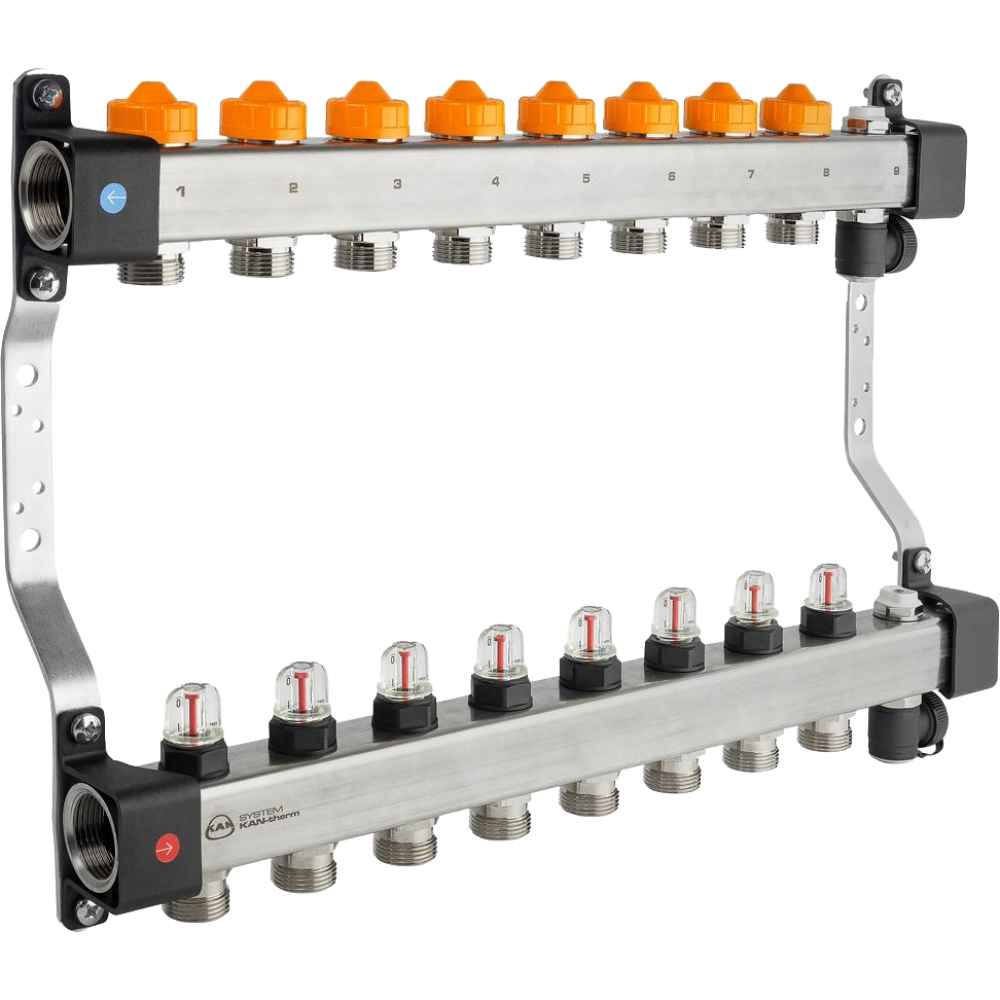 Heizkreisverteiler Edelstahl InoxFlow dynamic UVI