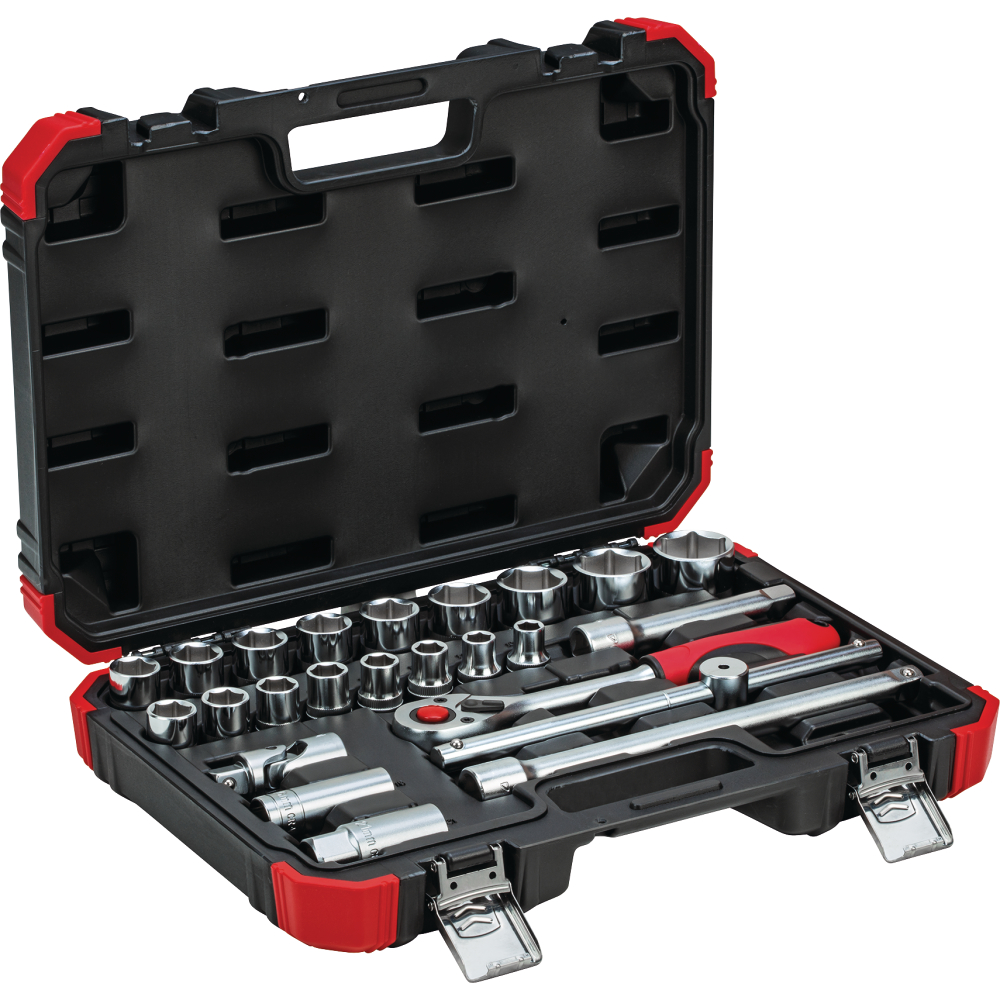 GEDORE Steckschlüsselsatz 24-tlg 1/2" Antrieb red