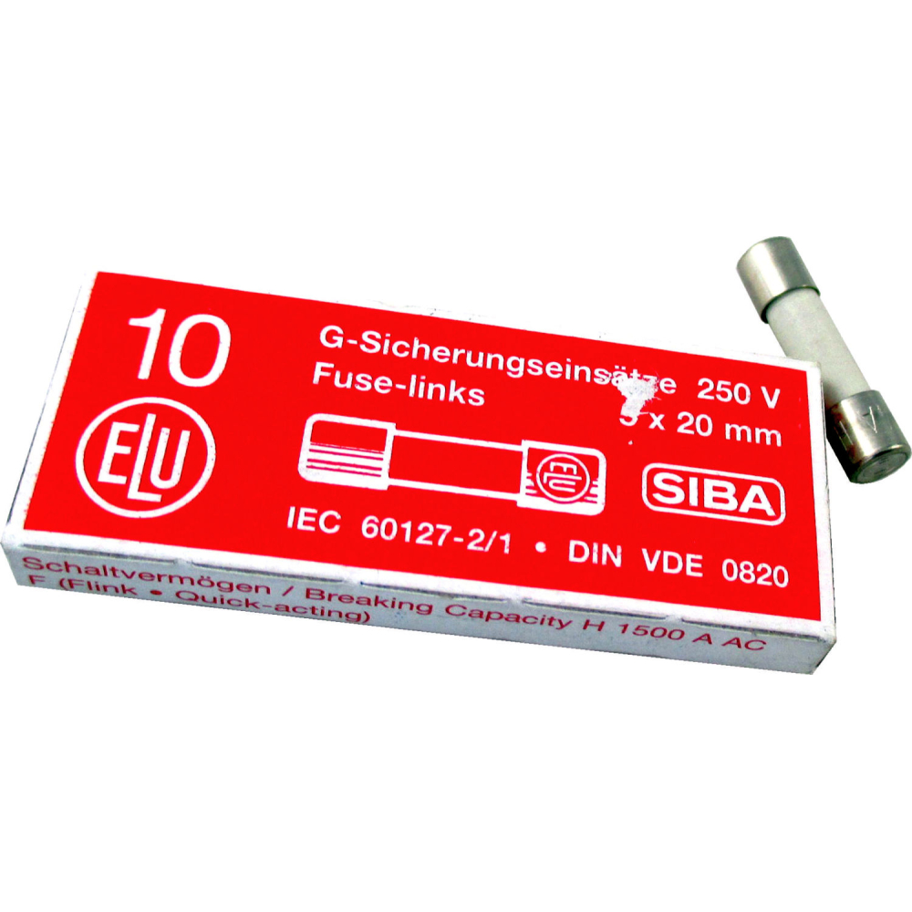 Wolf Sicherung Fein 4A Flink 250V 5x20mm für CGB-2