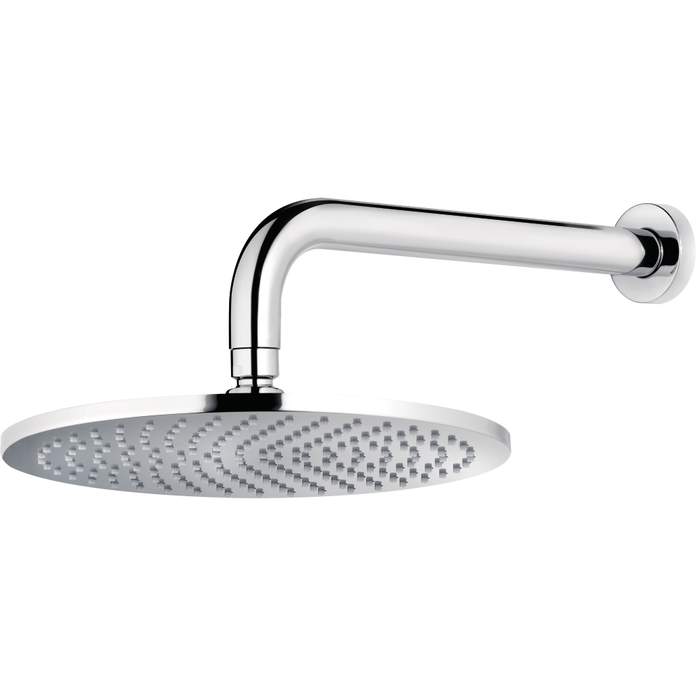 Regenbrause m.Wandarm 400 design Kopf250mm, chr