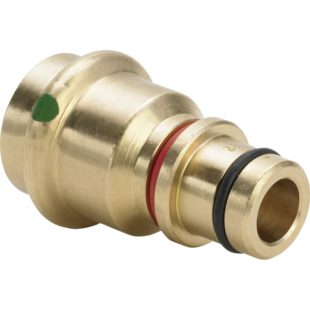 Viega Steckadapter Sanpress 2233.5 in 18mm Rotguss
