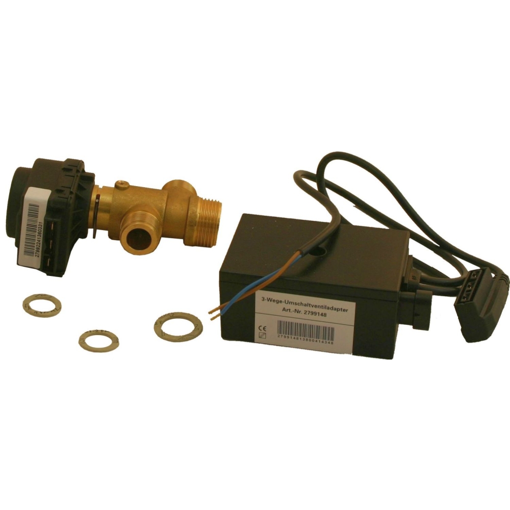 Wolf Dreiwegeventil mit Adapterplatine für GG/GU-2/GB
