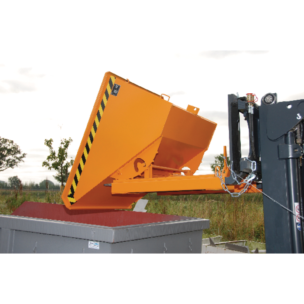 Kippbehälter EXPO 275 lackiert orange RAL 2000