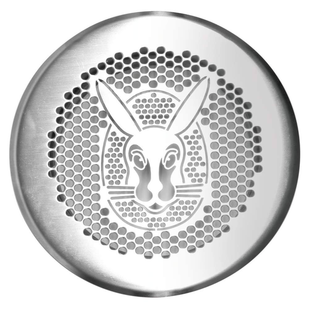 Vaillant Zu-/Abluftgitter rund 125 mm Vaillant Hase Edelstahl