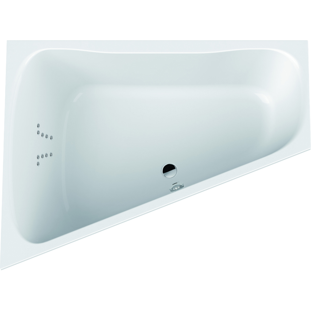 FORMAT Design Trapez-Poolwanne 175/135x65, Vital, Rückend. li, we, li