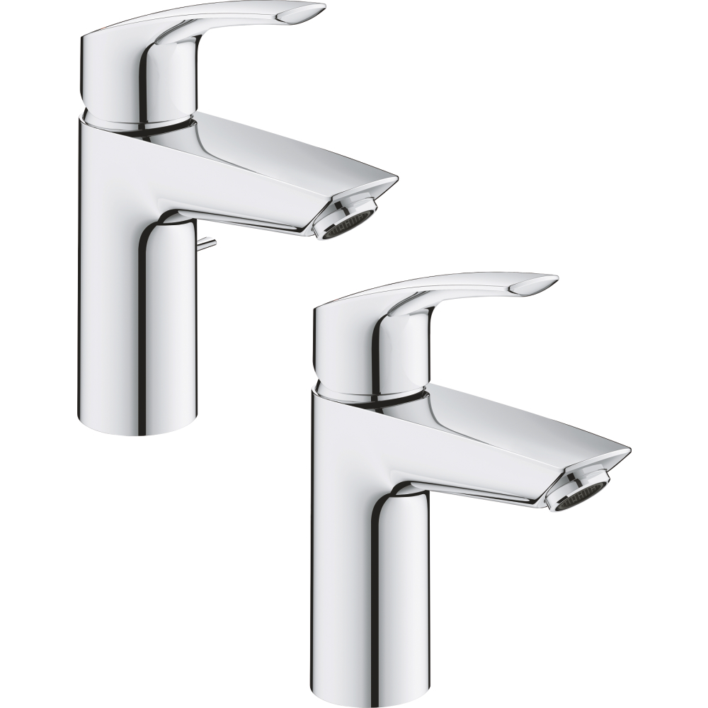 Waschtischarmatur Eurosmart 32154_3 S-Size MST kalt glatter Körper chrom