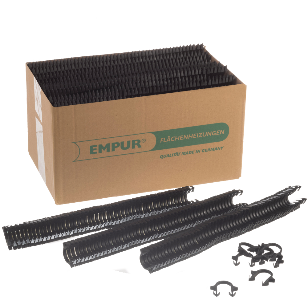 Empur Tackernadeln b. 20mm schwarz kurz, VPE á 1000 Stück