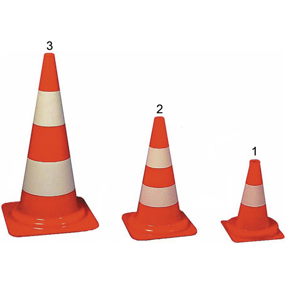 Verkehrsleitkegel PVC orange, 750 mm