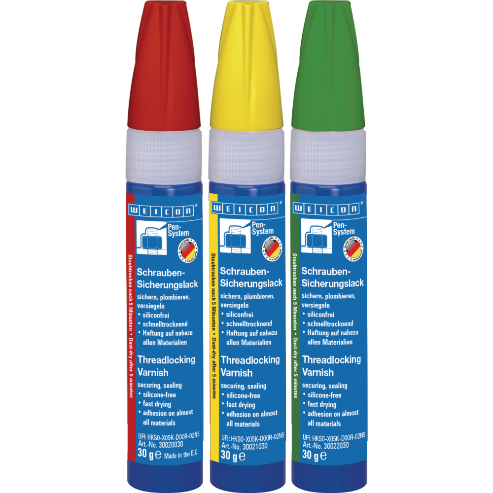 WEICON Schrauben-Sicherungslack 30g, grün