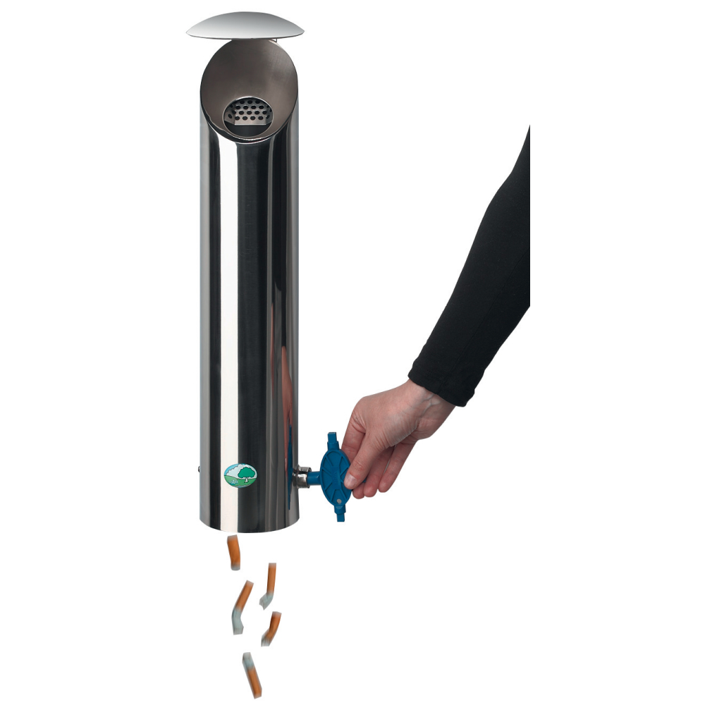 Wandascher H 53 Edelstahl poliert