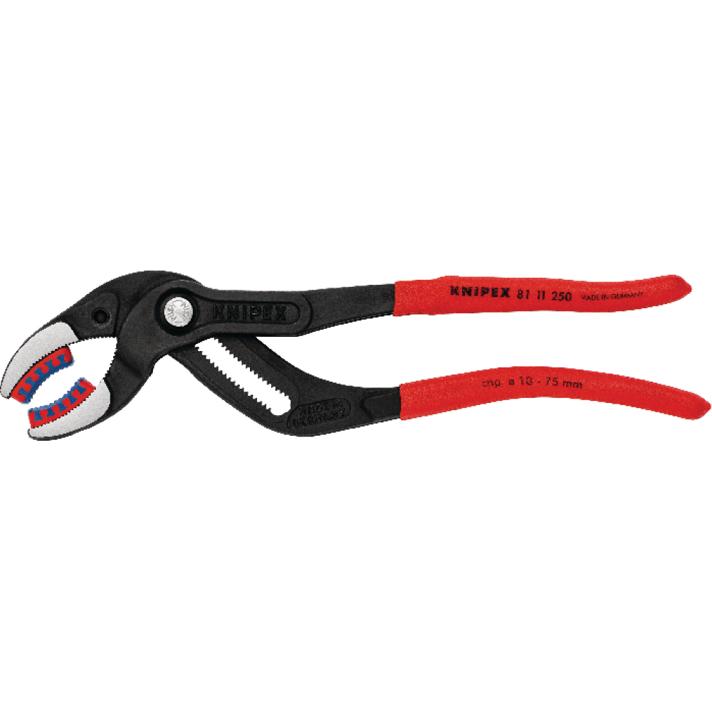 Syphon-Greifzange poliert 250mm m.Backen Knipex
