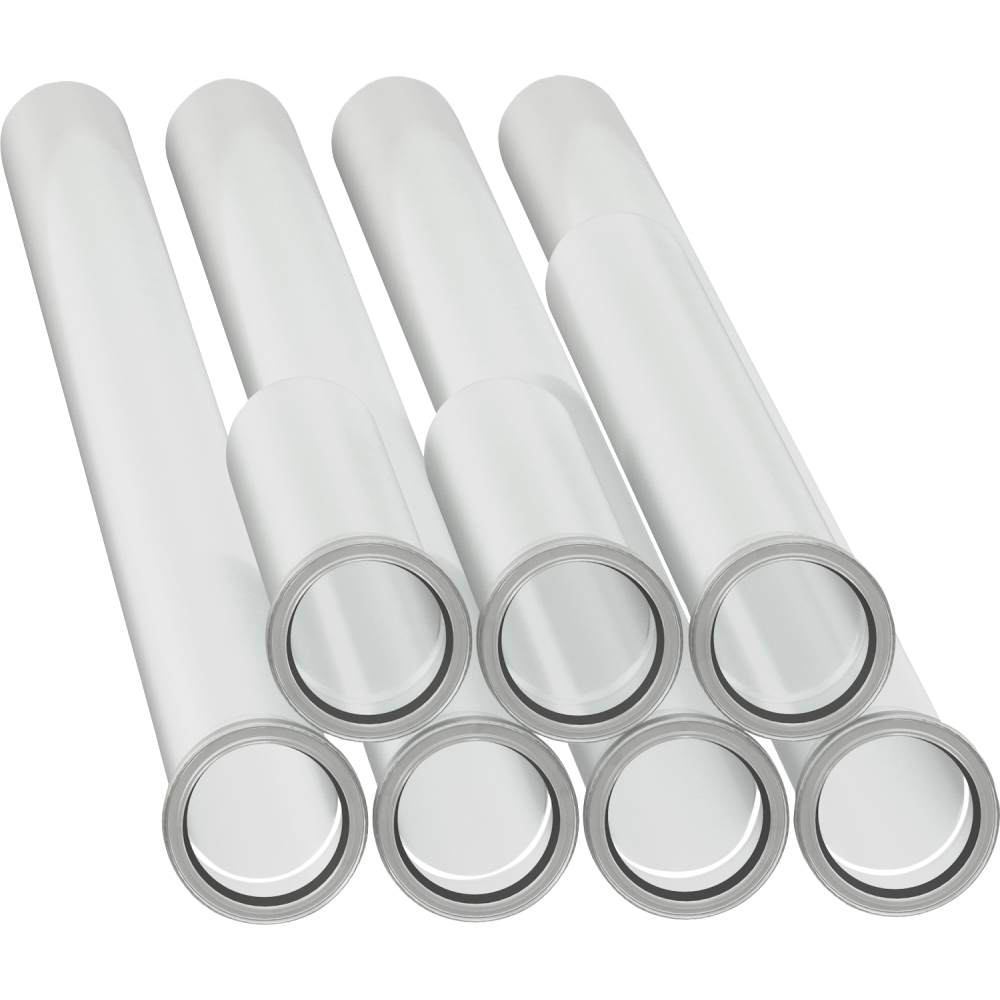 BOSCH Abgaszubehör FC-Set-S60 Set Abgasrohre d:60 mm, L:10 m, starr