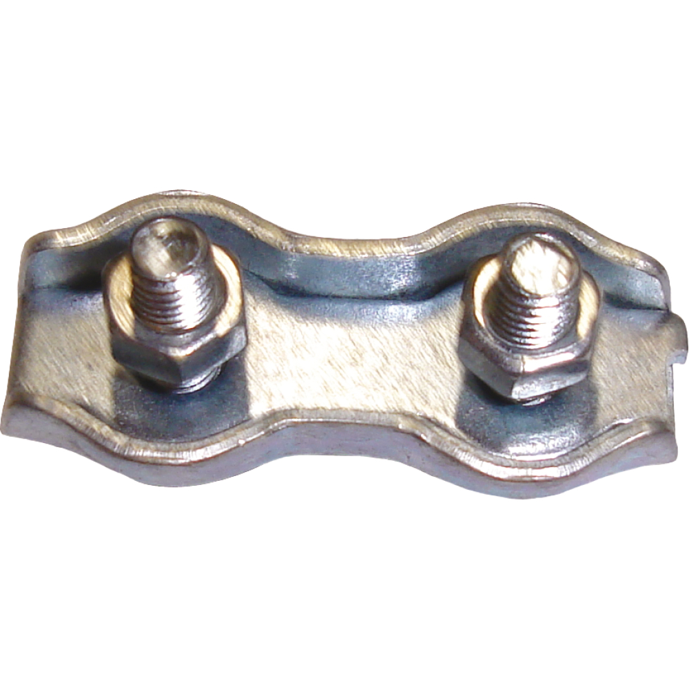 Kastenklemme 4mm verzinkt Duplex