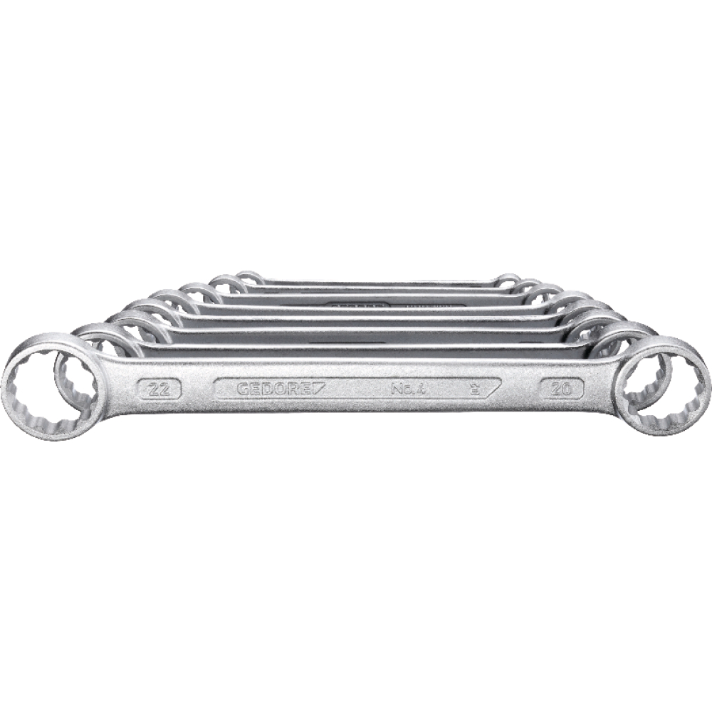 GEDORE Doppelringschlüssel-Satz DIN837B 6-32mm 12-teilig