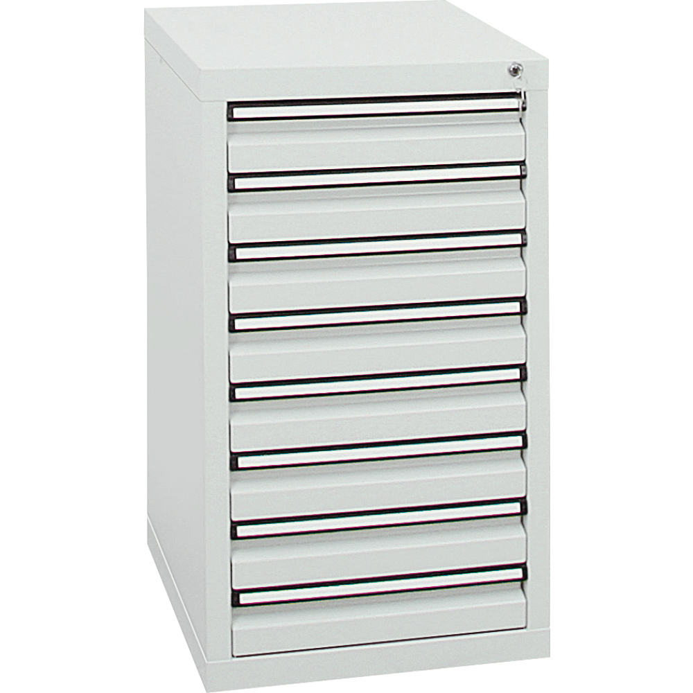 Schubladenschrank STS 410 RAL 7035/7016 8x100mm