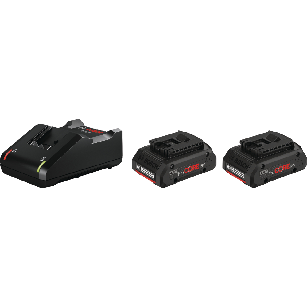 Bosch Akku-Starter-Set 18V c&g 2x Akku 4,0Ah ProCORE + GAL 18V-40