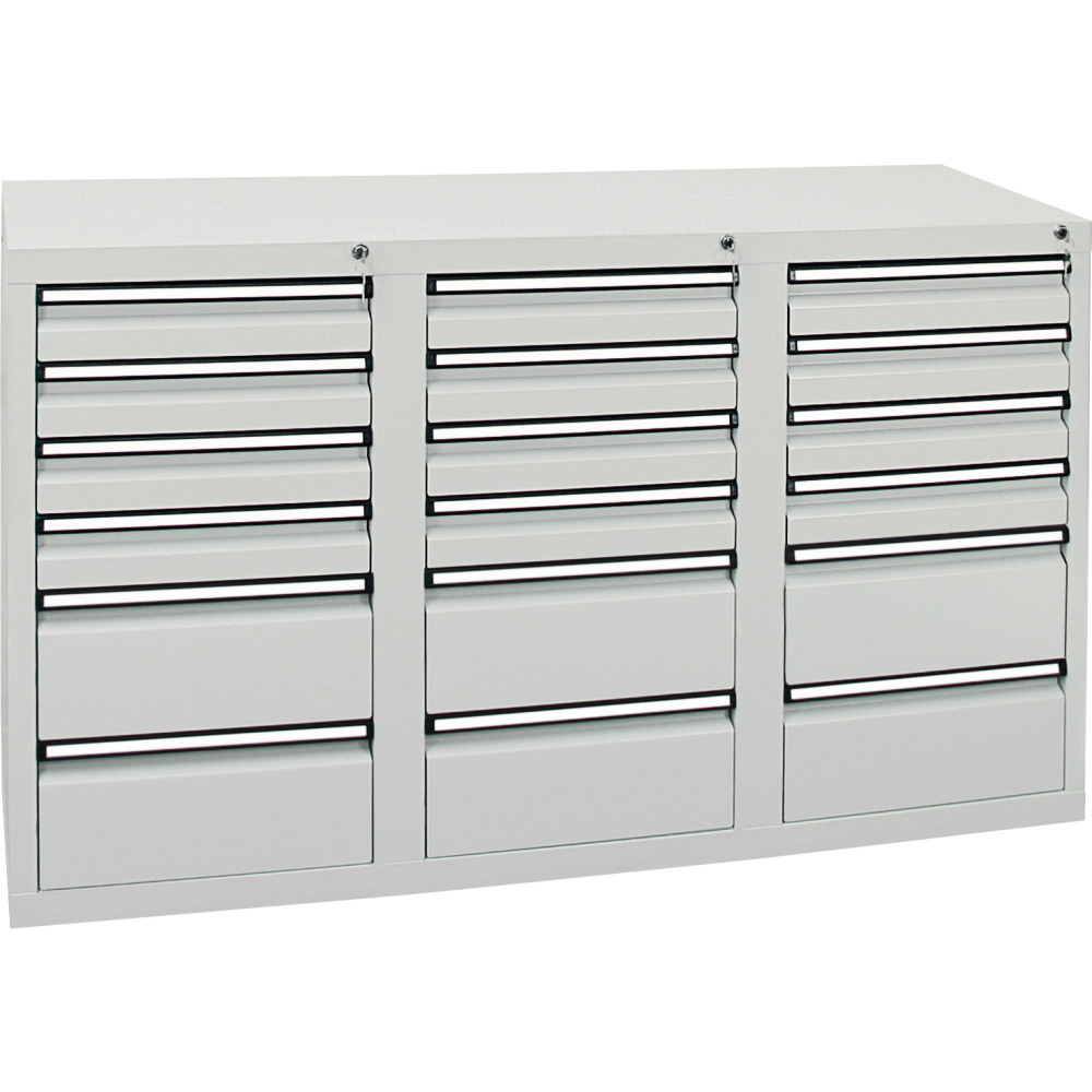 Schubladenschrank 18 SLR 900x1500x500mm grau