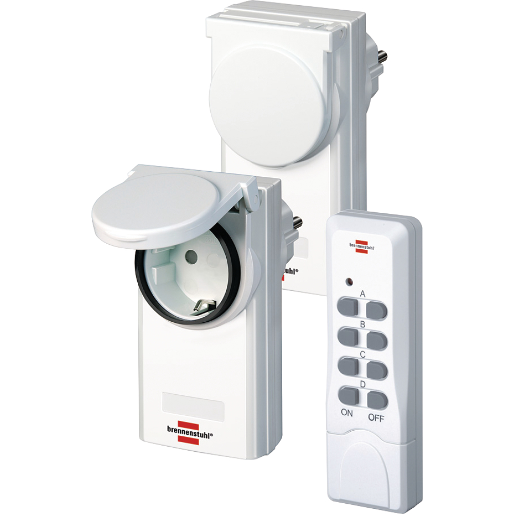 Funkschalt-Set RCS 1044 IP44 2 Empf. bis 1000W