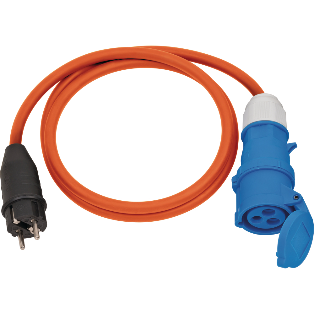 Camping-Adapterleitung 16 A 3-polig CEE-Stecker - Schuko-Kupplung