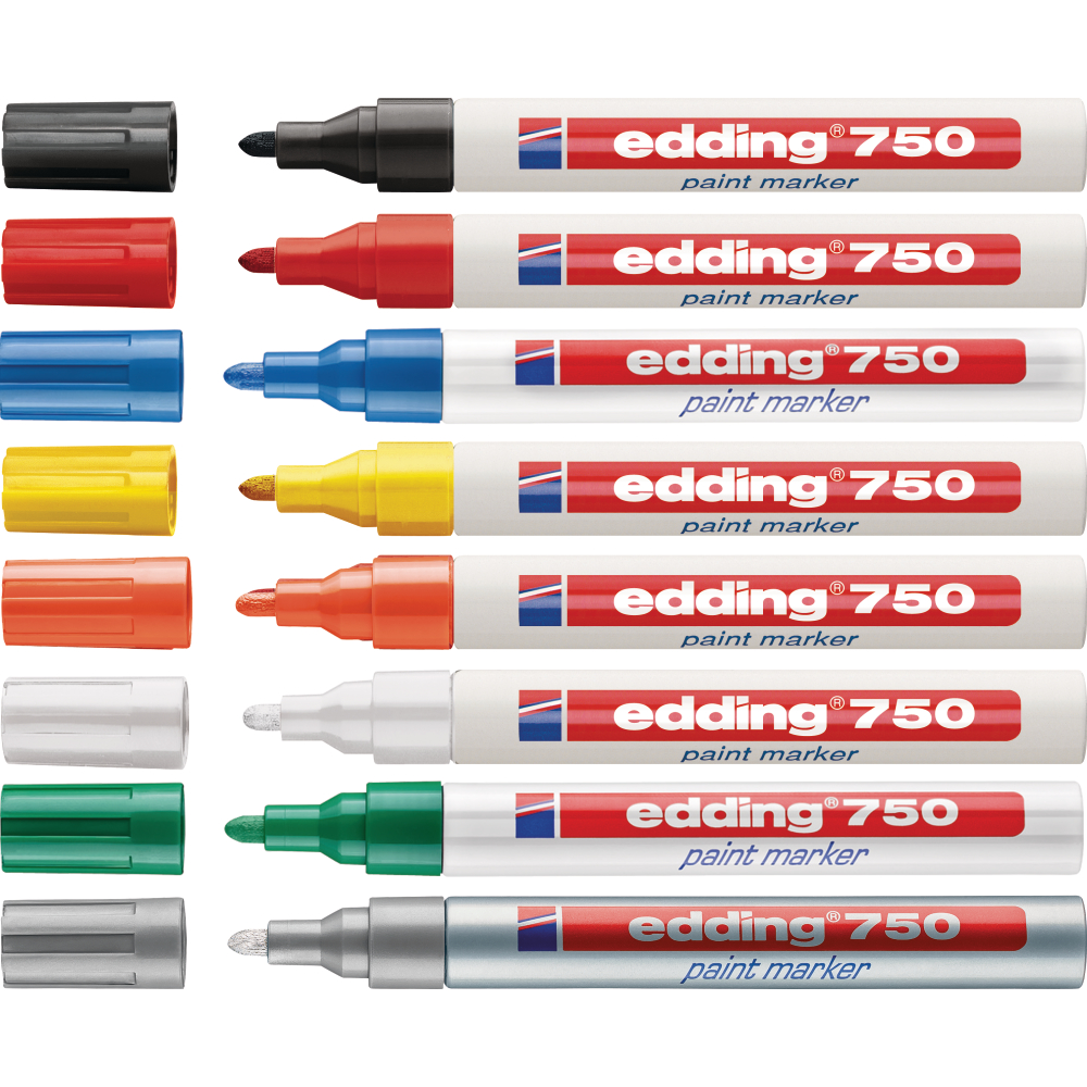 Lackmarker Nr. 750 weiß Edding