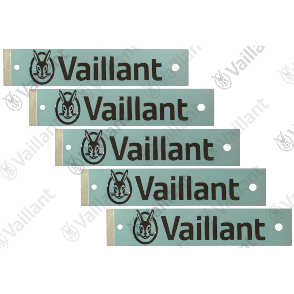 Vaillant Firmenschild, (x5) Vaillant-Nr. 0010031281