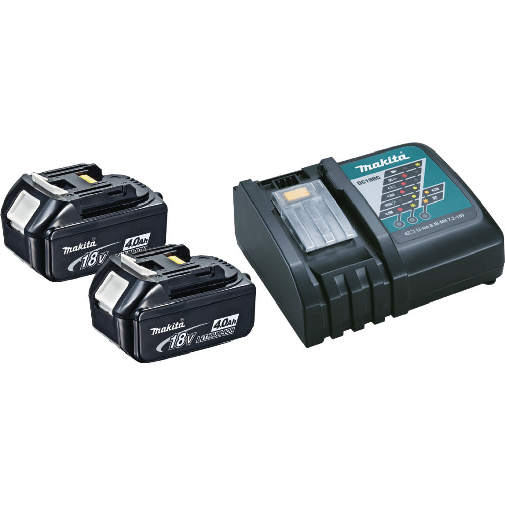Makita Akku-Basis-Set 18V POWER SOURCE-KIT 2x4,0Ah