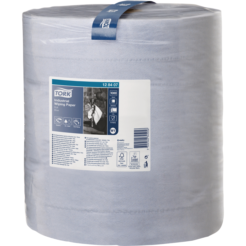 Tork Univ. Wischtuch 330 blau 3lag.37x34cm 1000Bl.