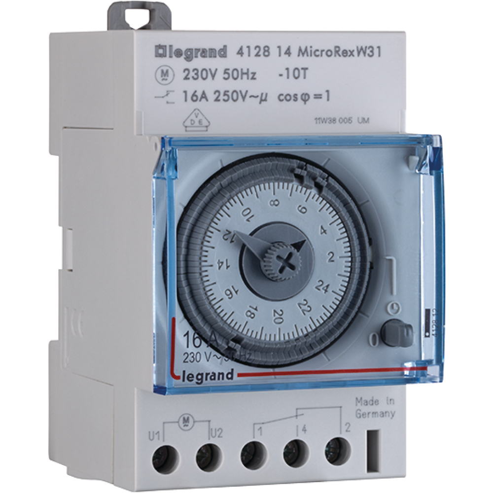 Legrand Wochenschaltuhr MicroRex W31 analog