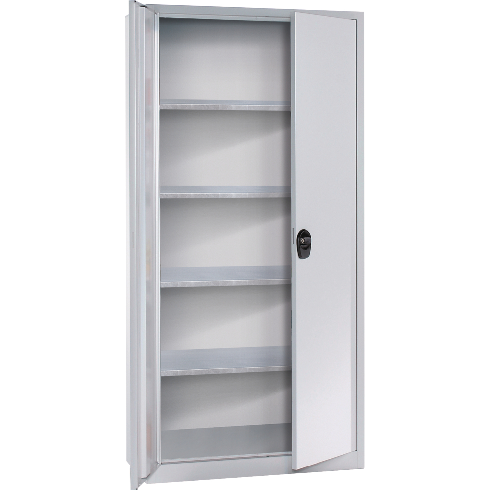Flügeltürenschrank FORUM 4verz.Böden 50kg Tragl. H1950xB940xT400mm RAL