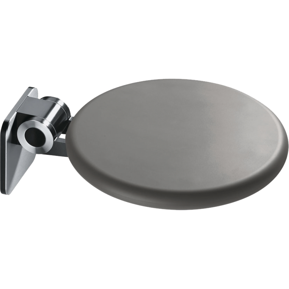 FORMAT Plus Klappsitz Edelstahl poliert/metallic