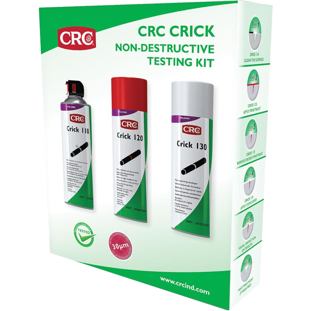CRC Rissprüfung Crick Set 110 + 120 + 130 3-tlg.
