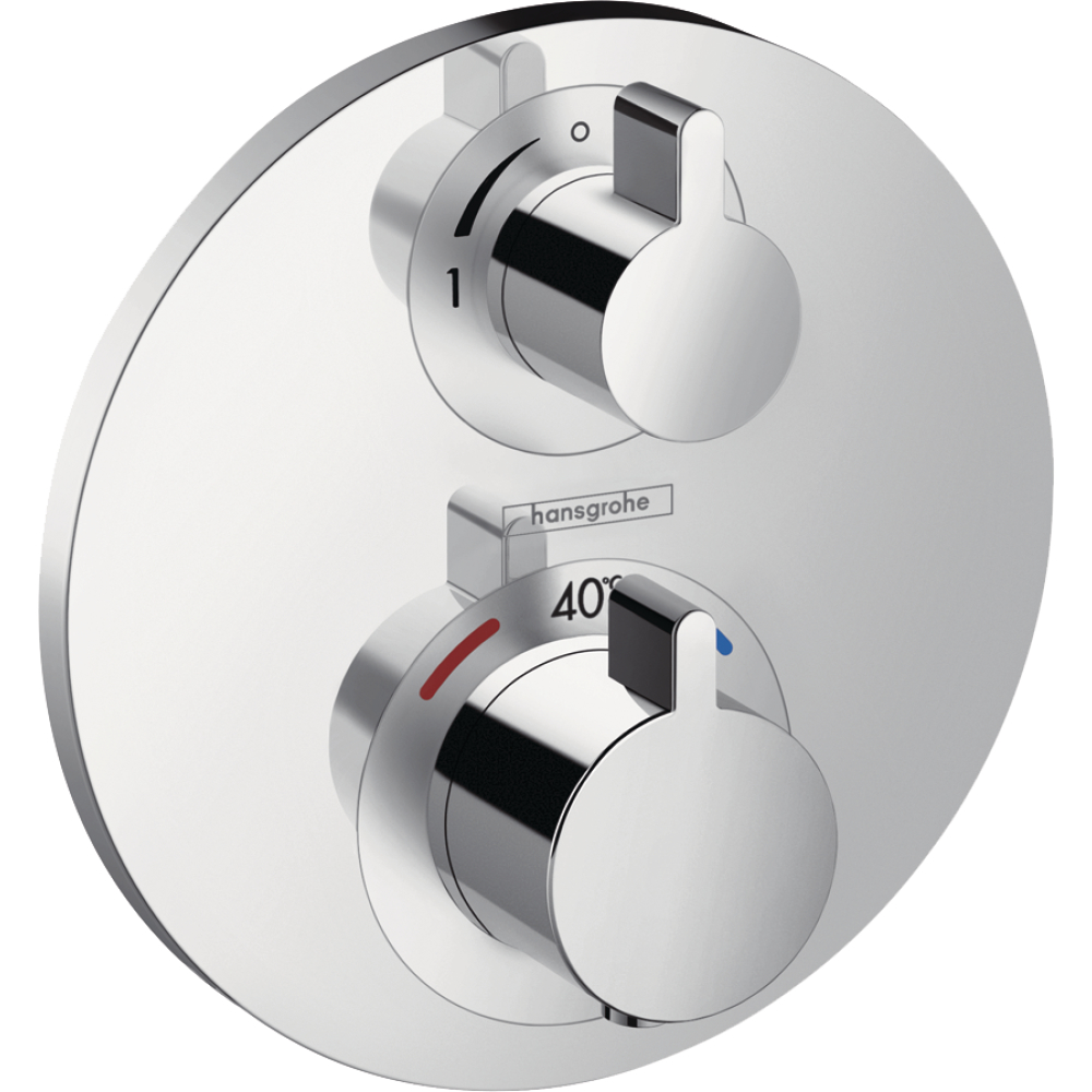 Fertigmontageset Ecostat S für 1 Verbraucher, chrom