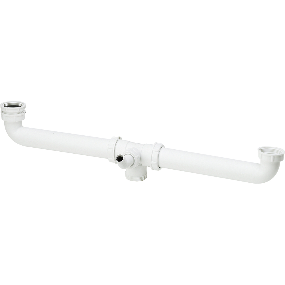 Viega Ablaufverbindung 792 in G1 1/2 x 160-570mm Kunststoff weiss