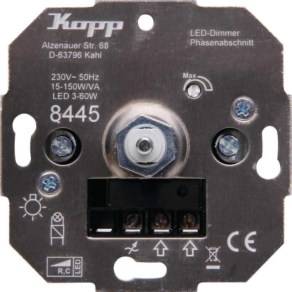 LED-Dimmer-Eins. elektr. Druck-Wechselsch. 8445