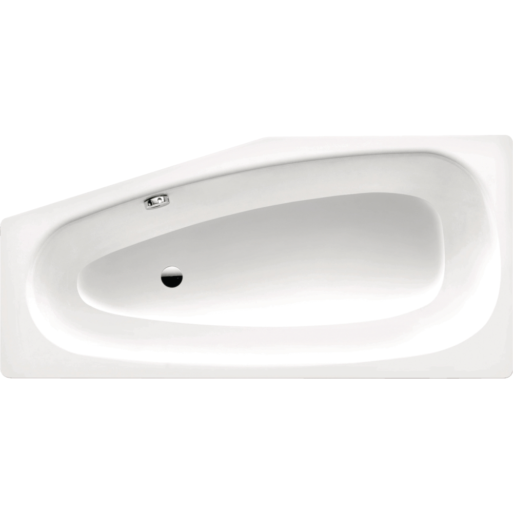 Badewanne Stahl Kaldewei MINI rechts 157x70cm weiß