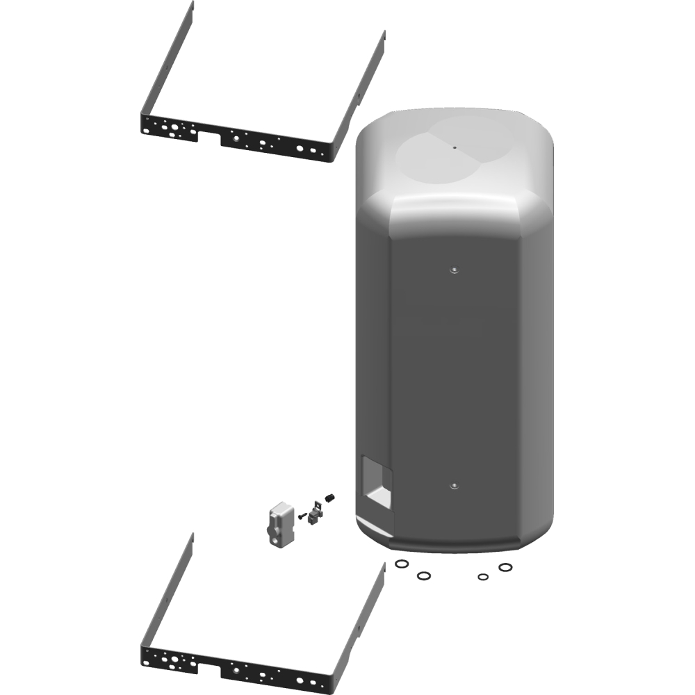 BOSCH Ersatzteil TTNR: 8716766630 Speicher Edelstahl 48l.