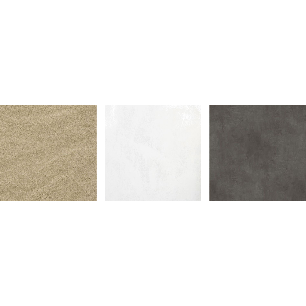 FORMAT Plus Rückwandverkleidung 280x130cm, Brig. wh. Stucco/Urban Stone