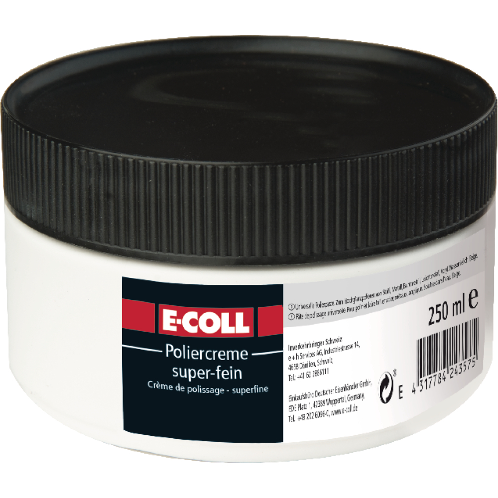 E-COLL Poliercreme, super-fein 250ml Dose, beige